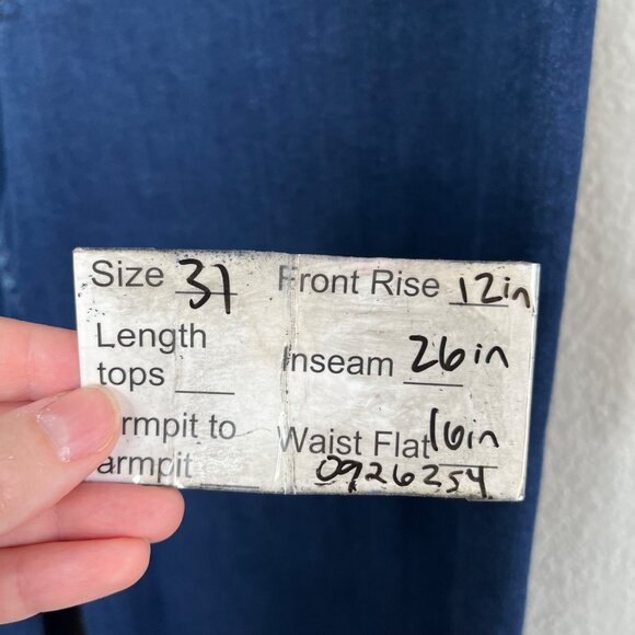 Maeve Anthropologie Wide-Leg Dark Wash Wide Leg Crop Jeans 31 raw hem - Picture 11 of 11